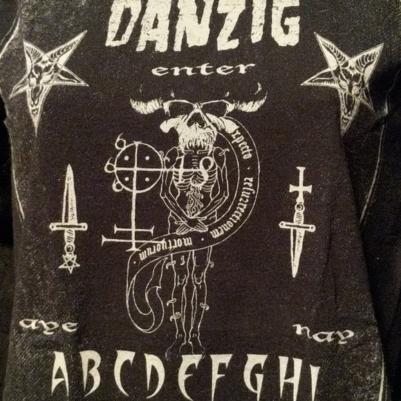 Black Danzig Baphomet T-Shirt - Picture 2 of 5